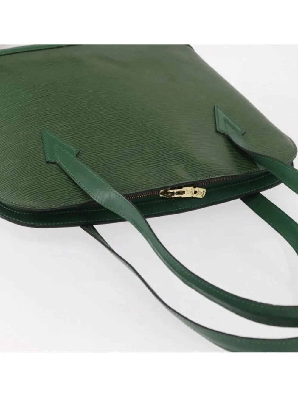Authentic LOUIS VUITTON Epi Lussac Shoulder Bag Green M52284 LV